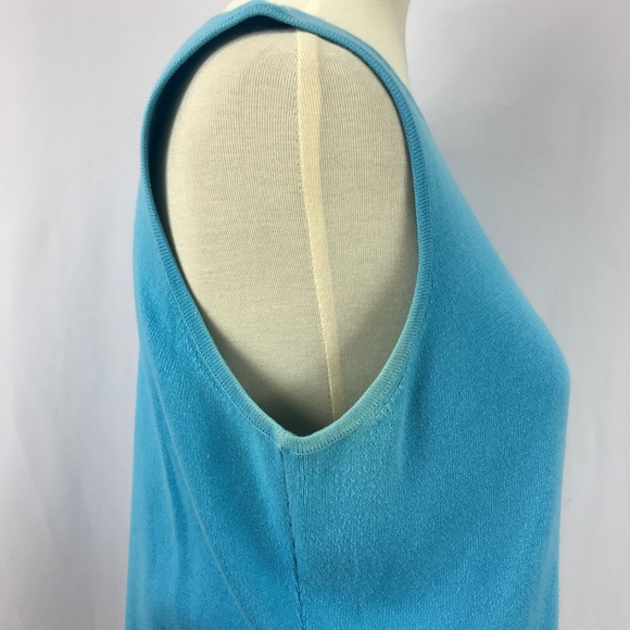 Karen Scott Blue Sweater Twinset - Picture 8 of 8